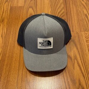 The North Face Gray and Black Mesh Cap
